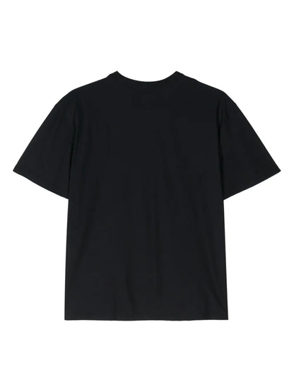 Tonal-Stitching Short-Sleeve T-Shirt