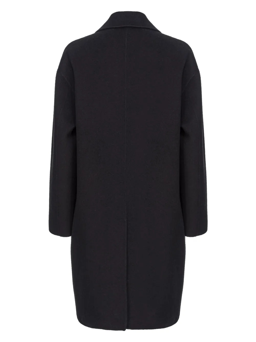 Single-Breasted Wool Coat