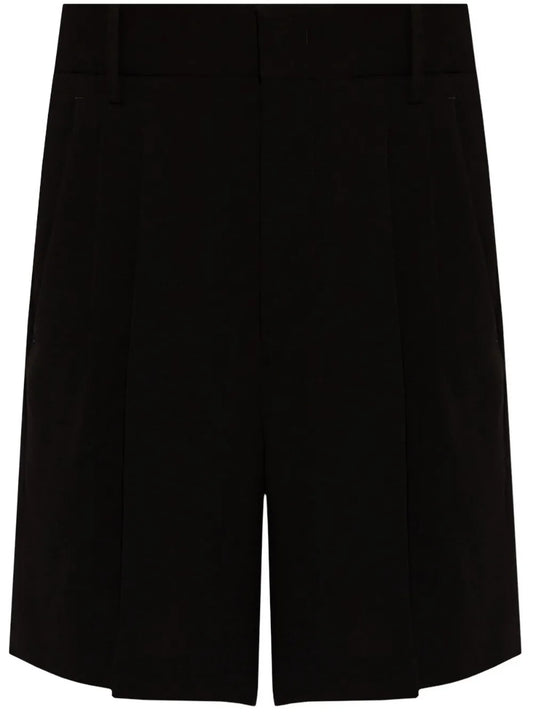Elna Pleated Crepe Shorts