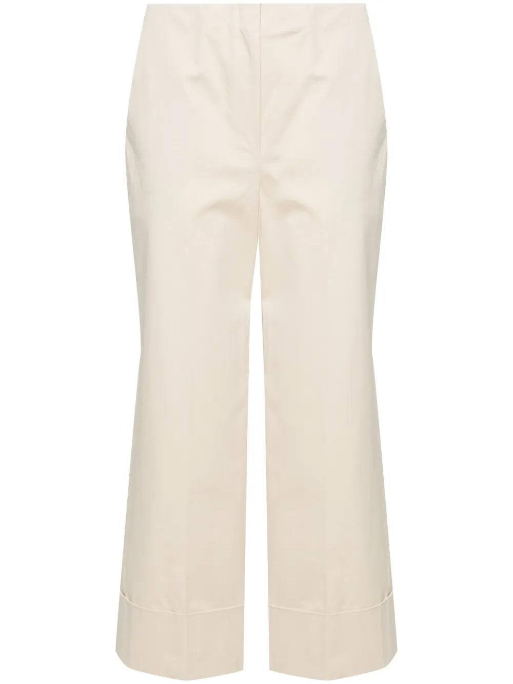 Mid-Rise Cropped Trousers