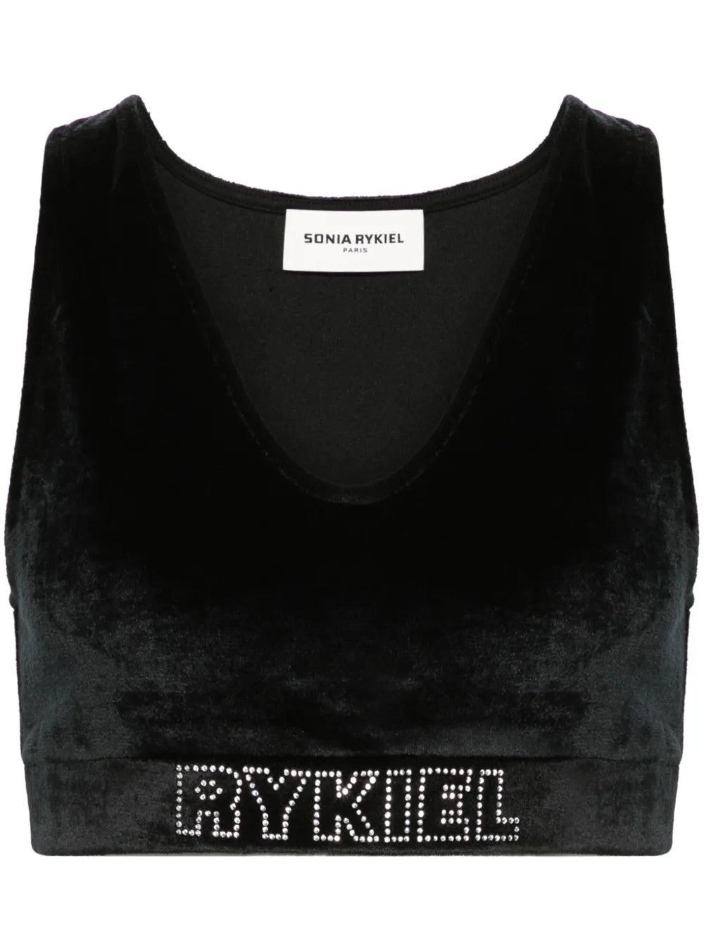 V-Neck Velvet Bralette