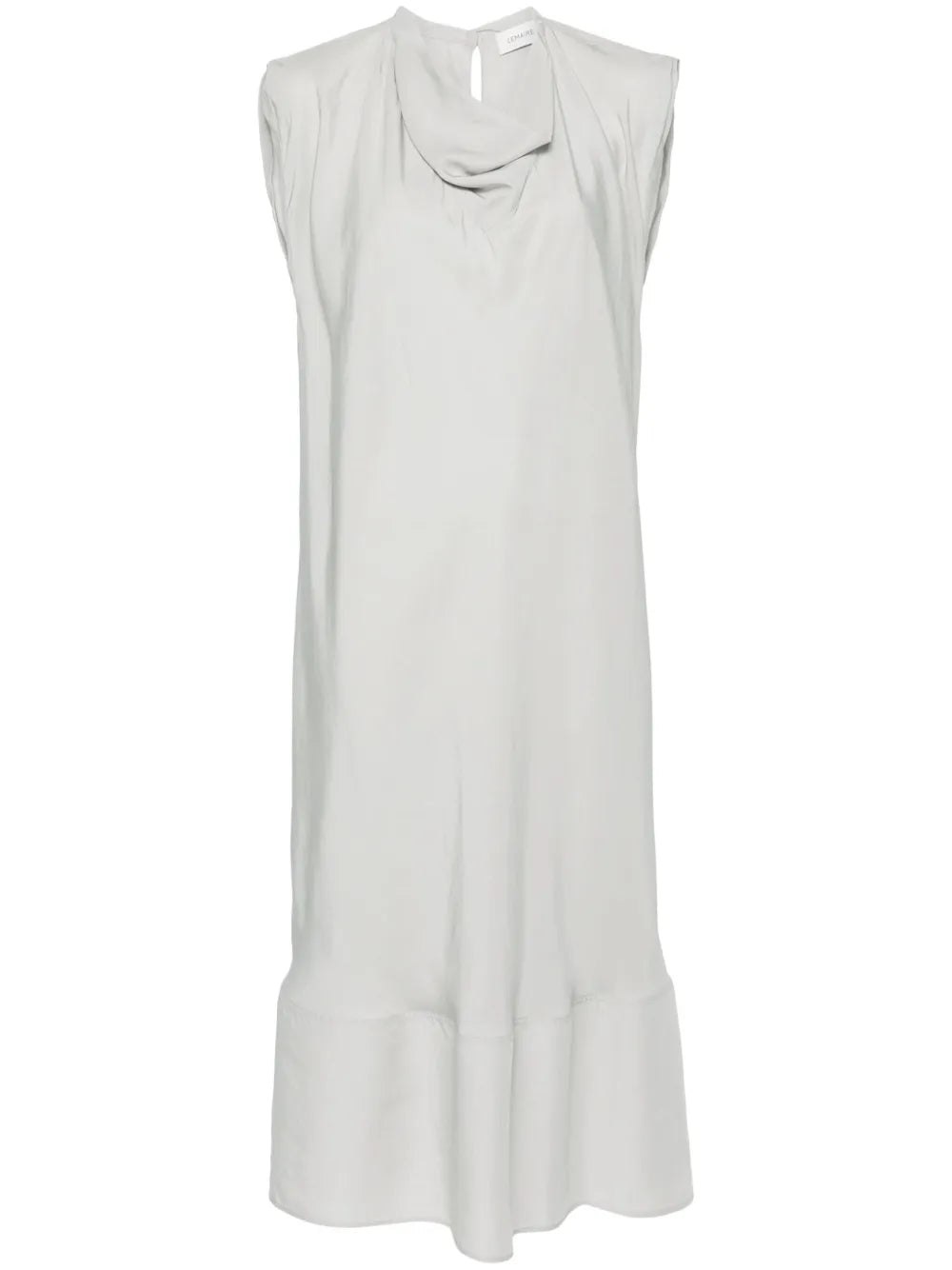 Cowl-Neck Sleeveless Midi Dress