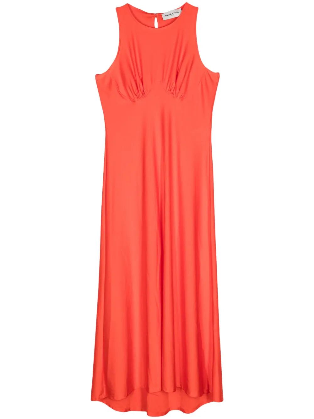Bustier-Detail A-Line Midi Dress