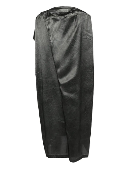Short-Sleeved Asymmetric Dress