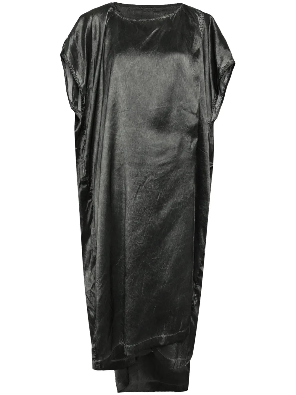 Short-Sleeved Asymmetric Dress