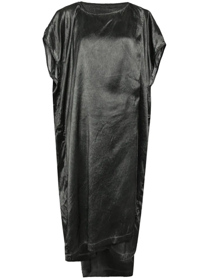 Short-Sleeved Asymmetric Dress