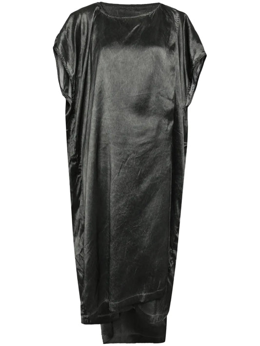 Short-Sleeved Asymmetric Dress