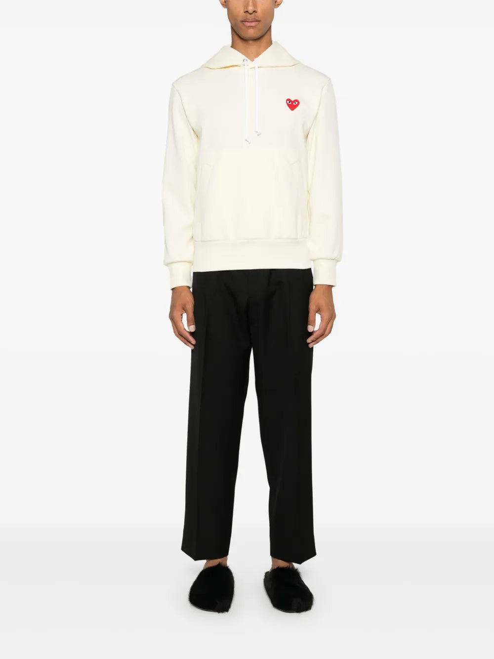 Heart-Patch Hoodie