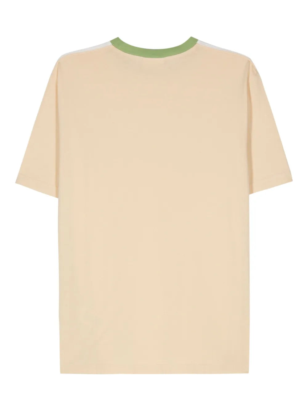 Café Kitsuné-Print Colourblock T-Shirt