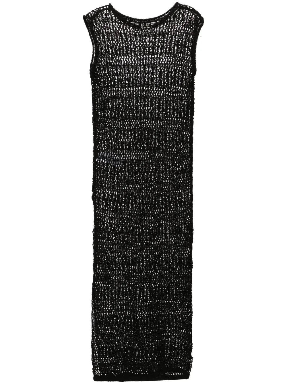 Sleeveless Crochet Midi Dress