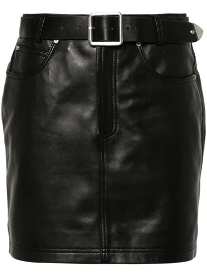 Grenada Leather Mini Skirt