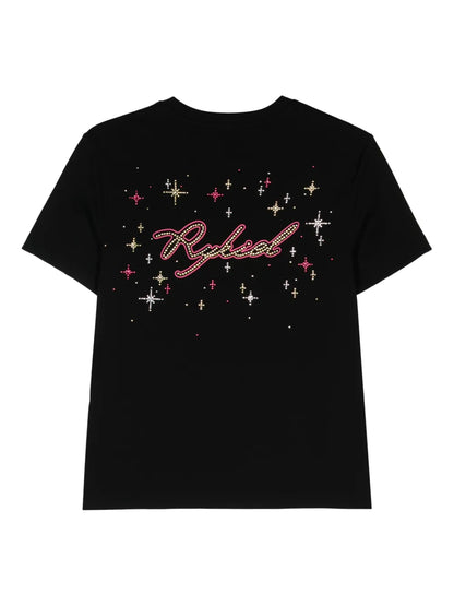 Crystal-Embellished Cotton T-Shirt