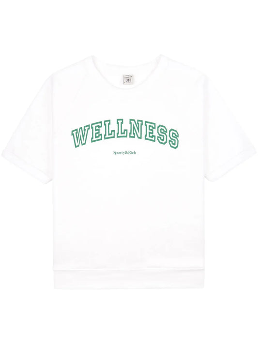 Wellness-Print Cotton T-Shirt