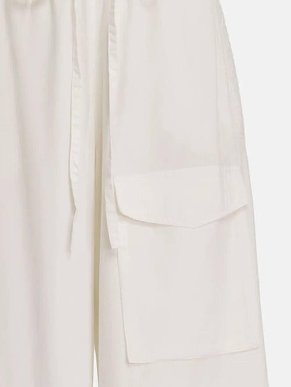 Fopy Wide-Leg Cotton Pants