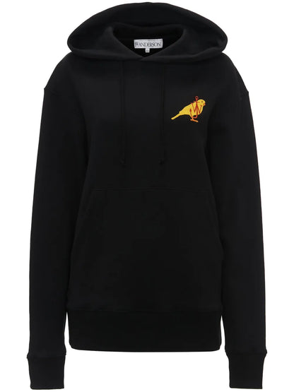 Logo-Embroidered Organic Cotton Hoodie