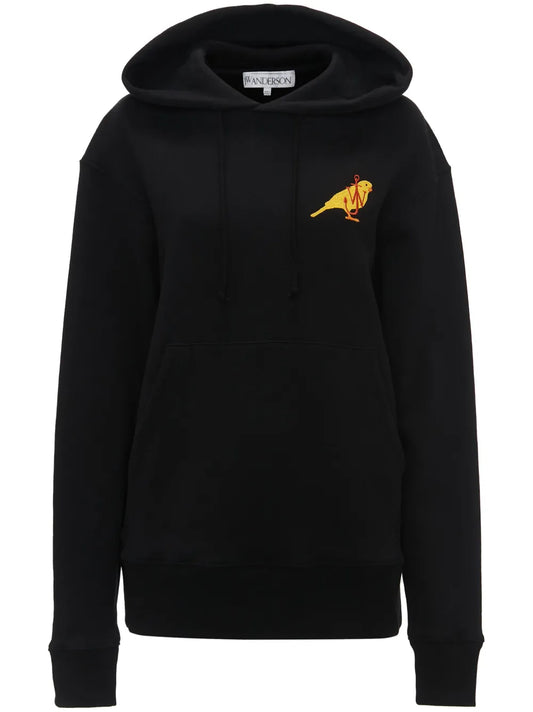 Logo-Embroidered Organic Cotton Hoodie