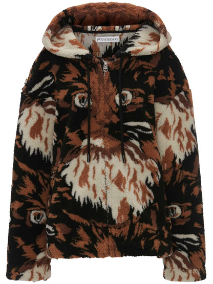 Faux-Fur Hooded Jacket