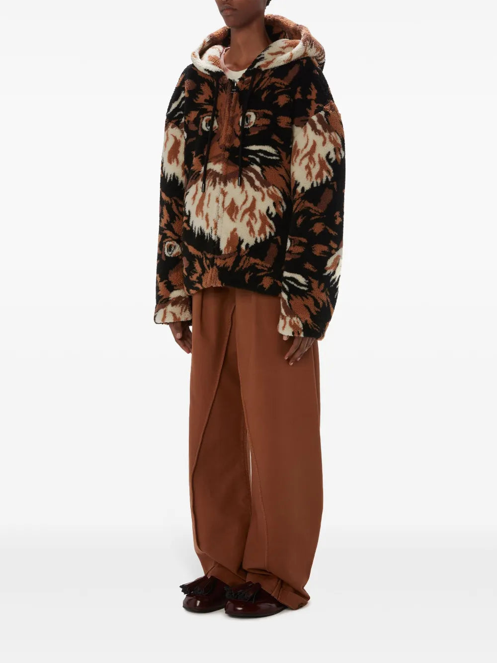 Faux-Fur Hooded Jacket