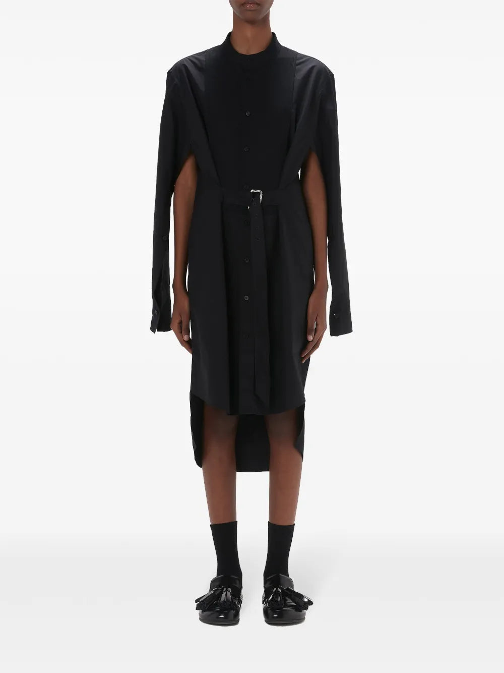Belted Cotton Dress