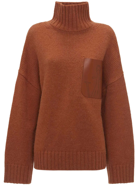Anchor-Logo Ribbed-Knit Jumper