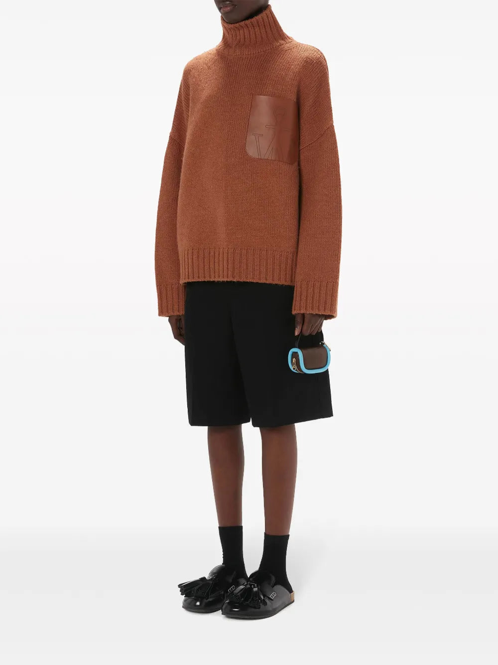 Anchor-Logo Ribbed-Knit Jumper
