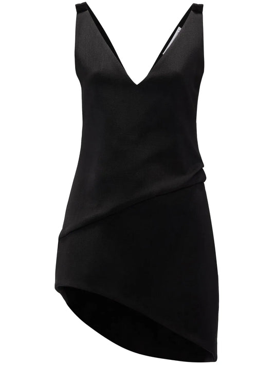 V-Neck Asymmetric Dress