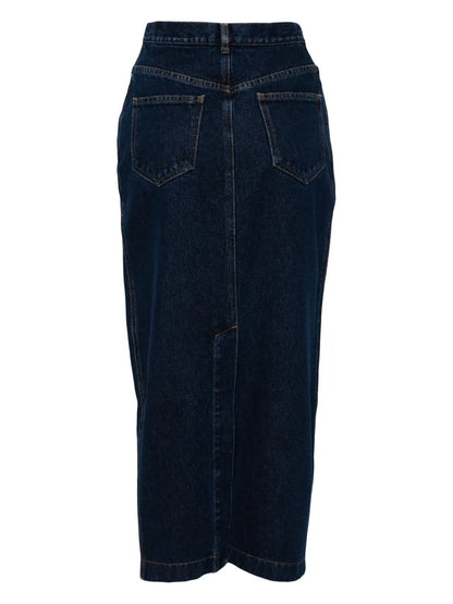Denim Pencil Skirt