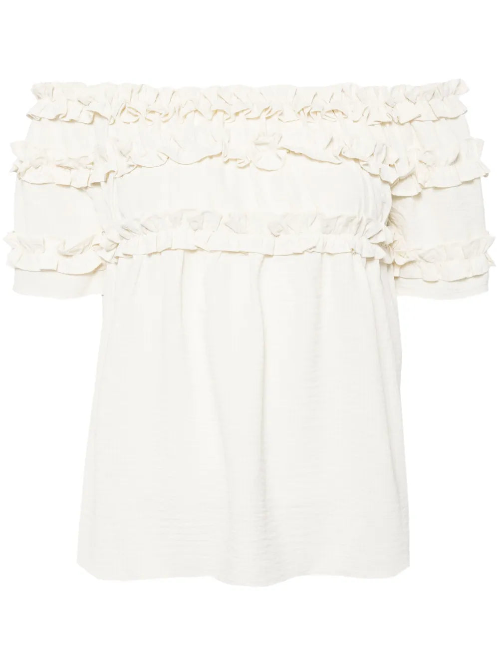 Off-Shoulder Ruffled Top