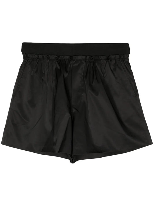Plissé Effect Shorts