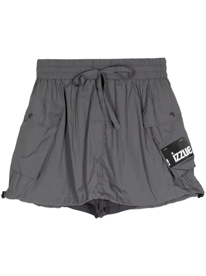 Drawstring Lightweight Mini Skort
