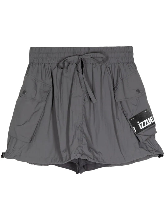 Drawstring Lightweight Mini Skort