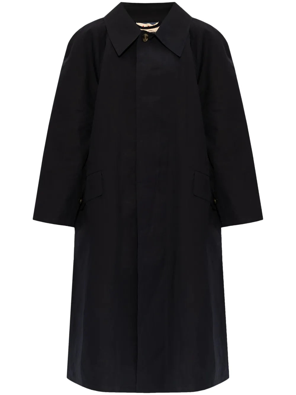 Single-Breasted Cotton Coat