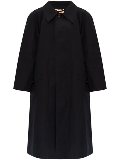 Single-Breasted Cotton Coat