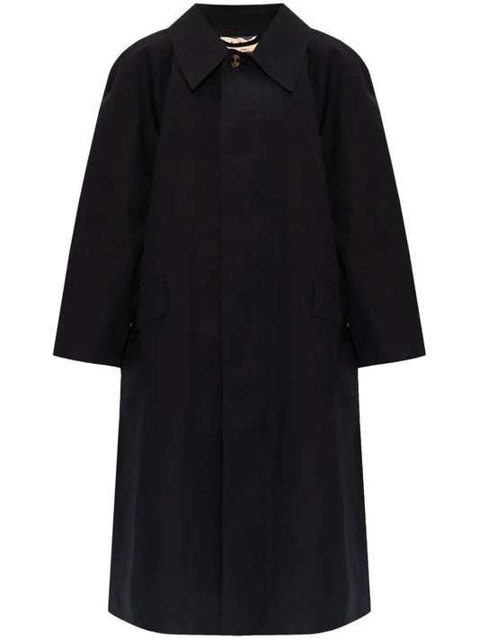 Single-Breasted Cotton Coat