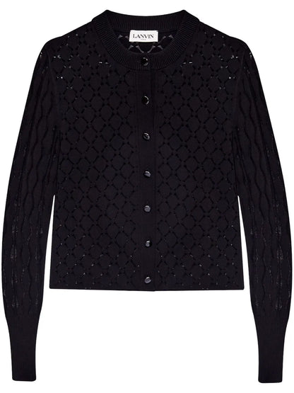Openwork Cardigan