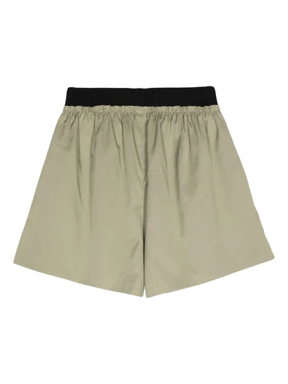 Plissé Effect Shorts