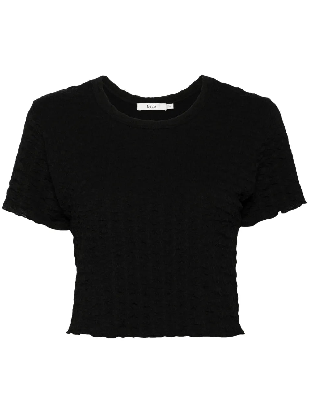 Textured Cropped Top