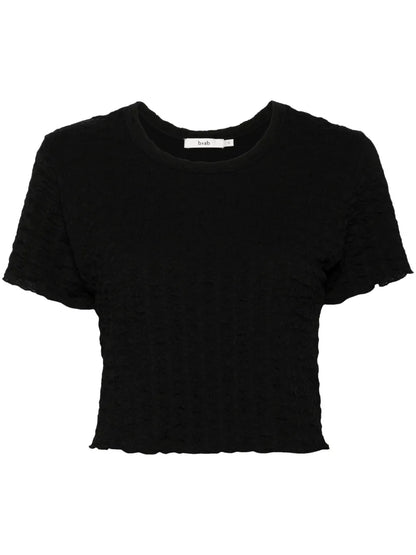 Textured Cropped Top