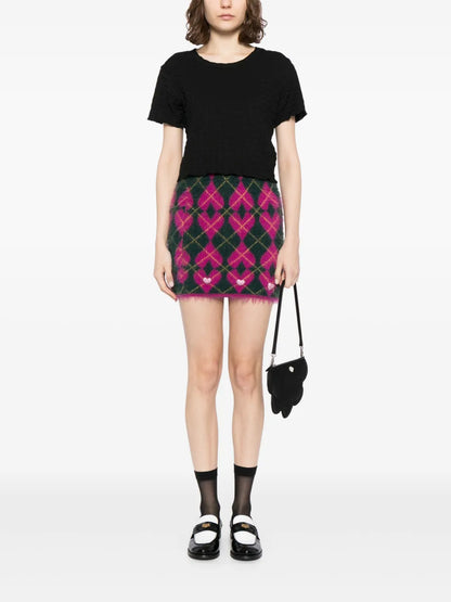 Textured Cropped Top