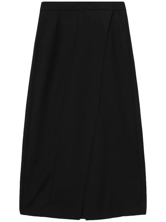 Wrap A-Line Maxi Skirt