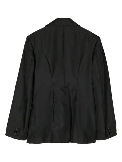 Fringed Single-Breasted Jacket