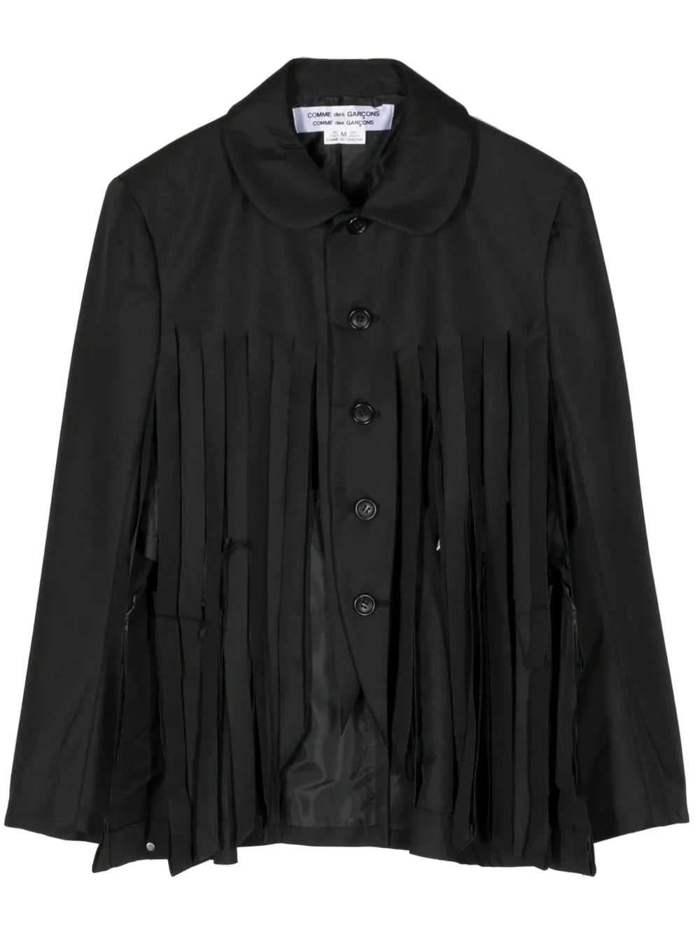 Fringed Single-Breasted Jacket