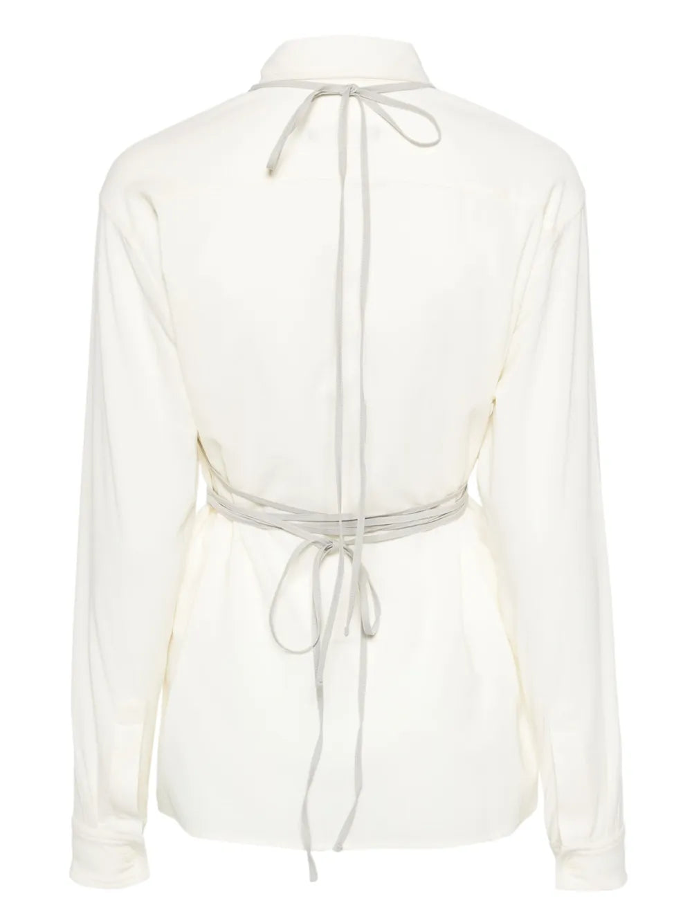 Panelled-Design Cotton Shirt