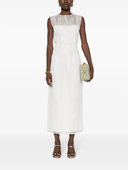 Maslow Organza Midi Dress