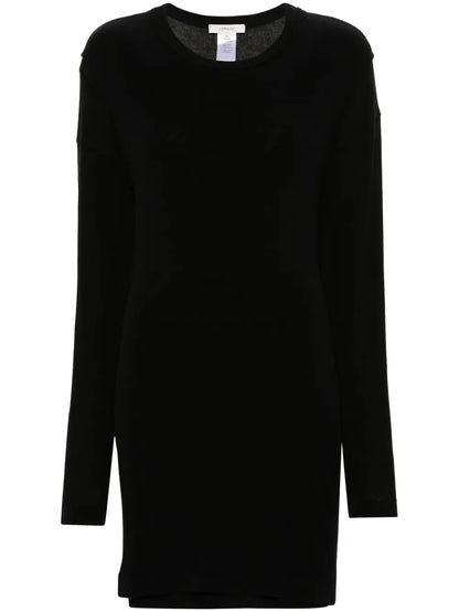 Layered Cotton Mini Dress