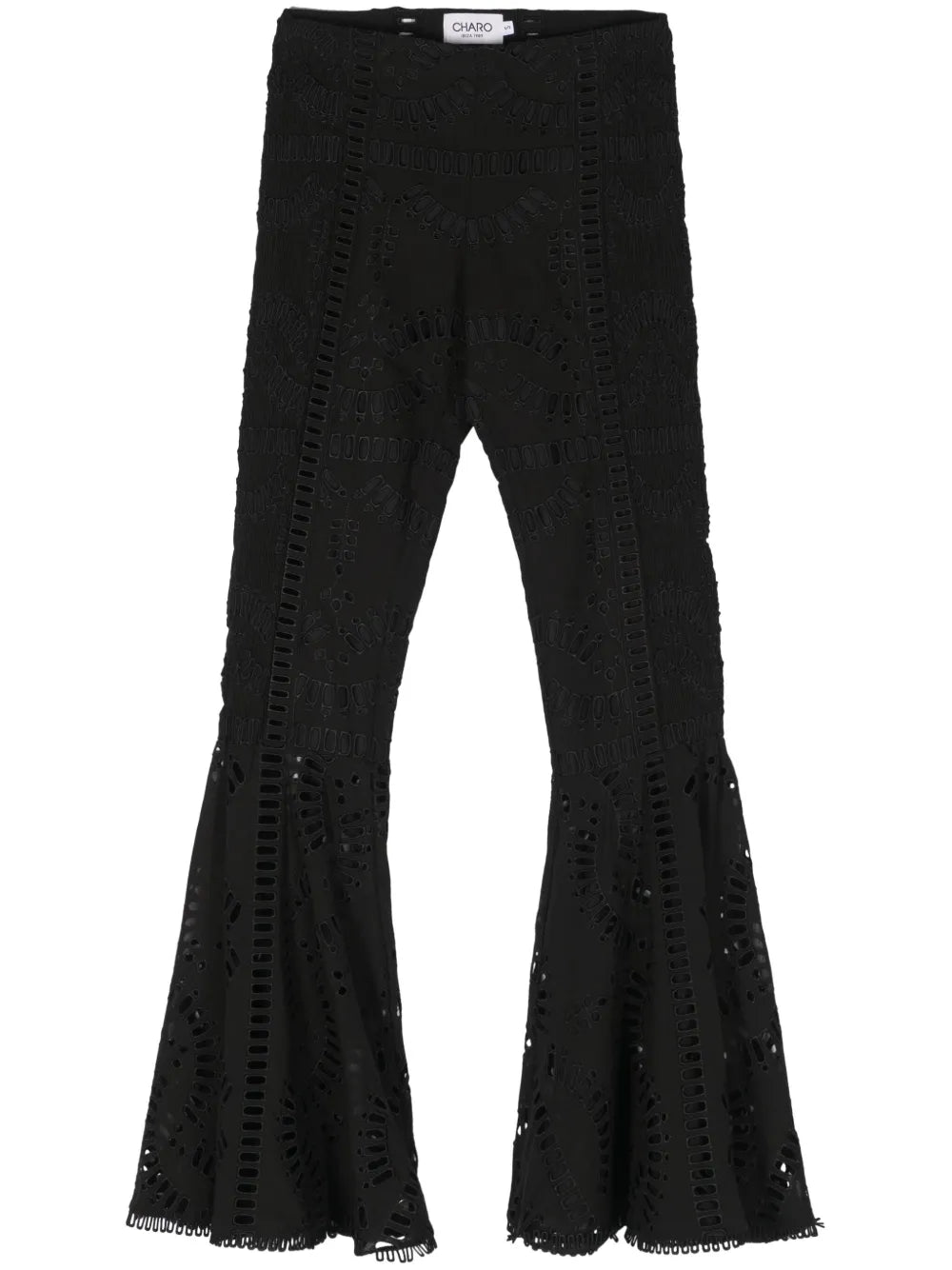 Trouk Embroidered Flared Trousers