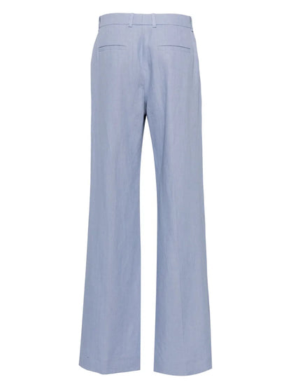 Low-Rise Flared Trousers
