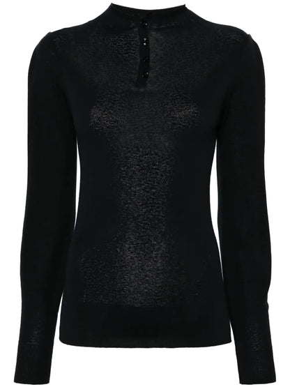 Mock-Neck Seamless Top