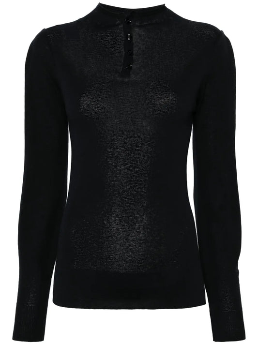 Mock-Neck Seamless Top