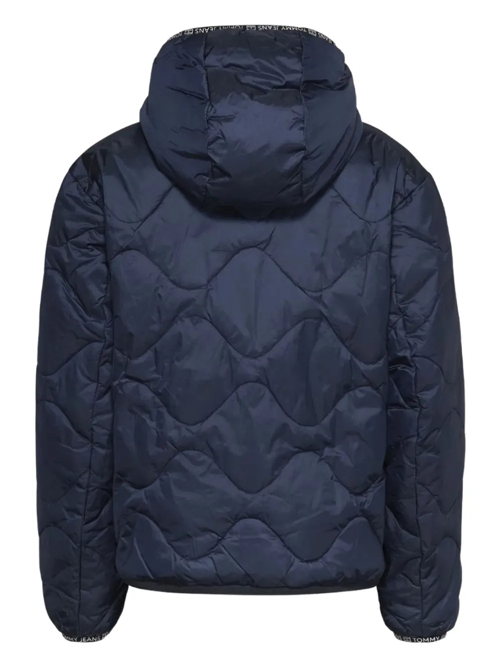 Quilted Tape Hooded Puffer Jacket